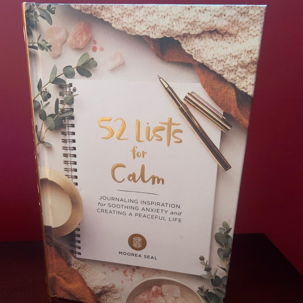 NWOT 52 Lists for Calm Journal by Moorea Seal